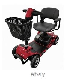 Equate Mobility 4-Wheel Motorized Power Scooter, Red