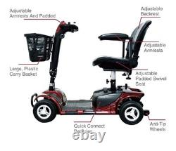 Equate Mobility 4-Wheel Motorized Power Scooter, Red. Local P/U