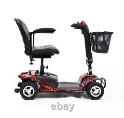 Equate Mobility 4-Wheel Motorized Power Scooter, Red NEW