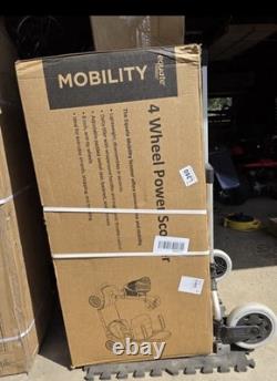 Equate Mobility 4-Wheel Motorized Power Scooter, Red NEW