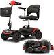 Fold & Travel Power 4 Wheels Mobility Scooter Electric Wheel Chair Lightweight