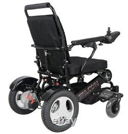 Falcon Reclining Back Folding Electric Wheelchair portable lightweight