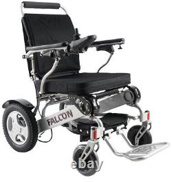 Falcon Reclining Back Folding Electric Wheelchair portable lightweight