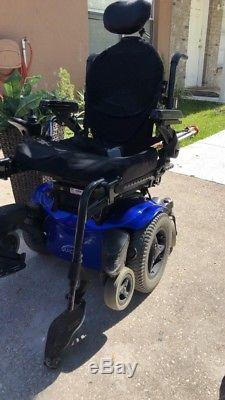 Fixable Quickie QM-710 Electric Wheelchair with Power Recline & Tilt