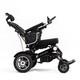 Fold And Travel Manual Recline Remote Control Electric Power Wheelchair Black