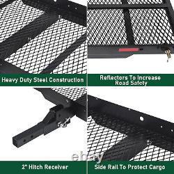Fold Up Mobility Carrier Wheelchair Electric Scooter Rack Hitch Medical Ramp