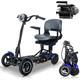 Foldable 4 Wheel Mobility Scooter Folding Drive Device For Seniors Adults 11mph