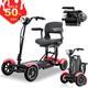 Foldable 4 Wheel Mobility Scooter Folding Drive Device For Seniors Adults 36v