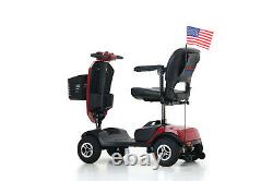 Foldable Drive TRAVEL Electric 4 wheels Mobility Scooter Wheel Chair withFat Tires