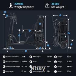 Foldable Electric Mobility Scooter for Adult, Long Distance Battery, Three Speed