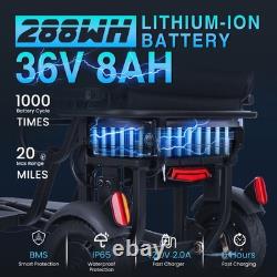 Foldable Electric Mobility Scooter for Adult, Long Distance Battery, Three Speed