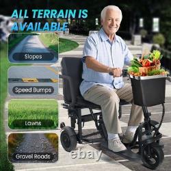 Foldable Electric Mobility Scooter for Adult, Long Distance Battery, Three Speed