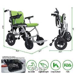 Foldable Electric Power Wheelchair Mobility Scooter Lightweight Power Wheelchair