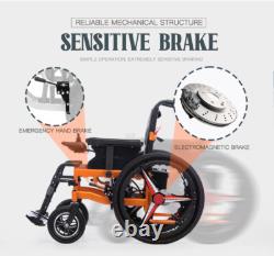 Foldable Electric Wheelchair All Terrain 4 Wheels Mobility Scooter For Disabled