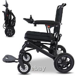 Foldable Electric Wheelchair For Adult Portable lightweight Noiseless Wheelchair