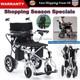 Foldable Electric Wheelchair Lightweight All Terrain 4 Wheels Mobility Scooter