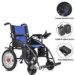 Foldable Electric Wheelchair Mobility Scooter Control Motorized Dual Motors