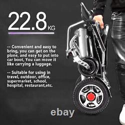 Foldable Electric Wheelchair for Adults, All Terrain Heavy Duty Power Wheelchair