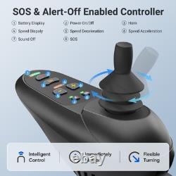 Foldable Intelligent Electric Power Mobility Wheelchair Power for All Terrain