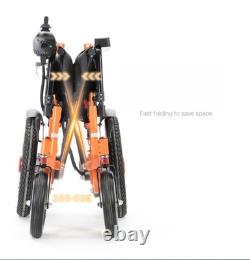 Foldable Intelligent Electric Wheelchair All Terrain 4 Wheels Mobility Scooter