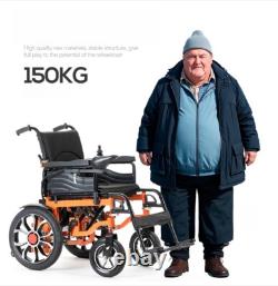 Foldable Intelligent Electric Wheelchair All Terrain 4 Wheels Mobility Scooter