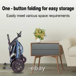 Foldable Lightweight Electric Wheelchair 500W Dual Mode Power Mobility Chair