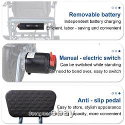 Foldable Lightweight Electric Wheelchair 500W Dual Mode Power Mobility Chair