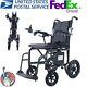 Foldable Portable Lightweight Travel Electric Wheelchair Powerchair All Terrain