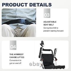 Foldable Power Wheelchair 500W 12Ah Lithium Battery Portable Travel Mobility
