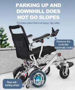 Foldable Power Wheelchair 500W 12Ah Lithium Battery Portable Travel Mobility