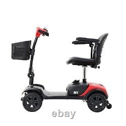 Foldable TRAVEL Electric 4 wheels Mobility Scooter Power Wheel chair Lightweight
