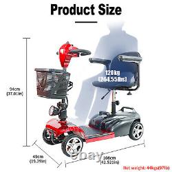 Folding 4-Wheel Electric Power Mobility Scooter Portable Senior Mobility Scooter