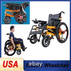 Folding 500W Electric Wheelchair, All Terrain Heavy Duty Power Scooter