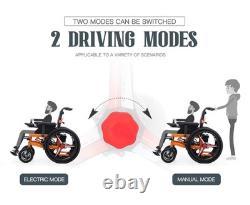 Folding 500W Electric Wheelchair, All Terrain Heavy Duty Power Scooter