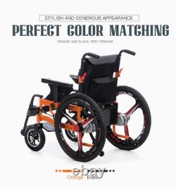 Folding 500W Electric Wheelchair, All Terrain Heavy Duty Power Scooter