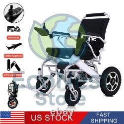 Folding Electric Power Wheelchair Lightweight Portable Wheel Chair Motorized New