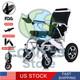 Folding Electric Power Wheelchair Lightweight Portable Wheel Chair Motorized New