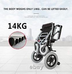 Folding Electric Power Wheelchair Lightweight Wheel chair Mobility Aid Motorize