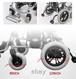 Folding Electric Power Wheelchair Lightweight Wheel chair Mobility Aid Motorize