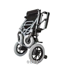 Folding Electric Power Wheelchair Lightweight Wheel chair Mobility Aid Motorize