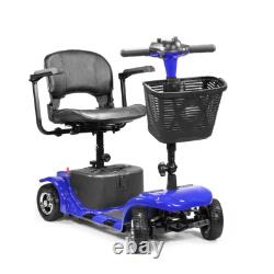 Folding Electric Powered Mobility Scooter 4 Wheel Wheelchair Travel Elder 4.5MPH