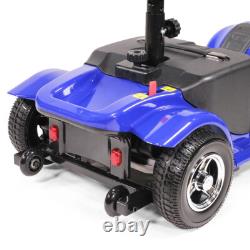 Folding Electric Powered Mobility Scooter 4 Wheel Wheelchair Travel Elder 4.5MPH