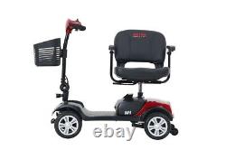 Folding Electric Powered Mobility Scooter 4 Wheel Wheelchair Travel Elder 4.9MPH
