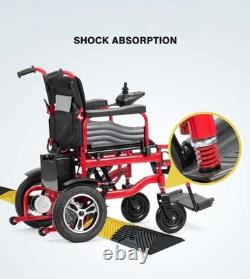 Folding Electric Wheelchair Power Wheelchair Mobility Scooter Lightweight Adult