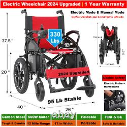 Folding Electric Wheelchairs FDA Certified Medical Mobility Scooters Home Travel
