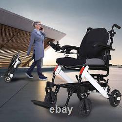 Folding Lightweight Electric Wheelchair Remove Control Power wheelchair Mobility