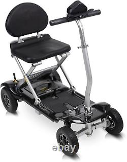Folding Mobility Scooter Electric Powered Wheelchair, 4 Wheel, Handicap Foldab