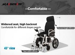 Folding Power Electric Wheelchairs Elderly Disabled Foldable Scooter Mobility CE