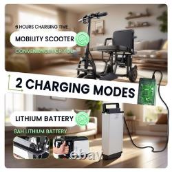 Four Wheeled Foldable Storage Mobility Scooter, 8AH 300W Power, Cruise Control