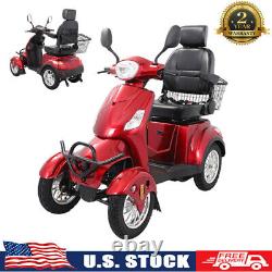 Four Wheels Travel Mobility Scooter Electric Powered Wheelchair Device for Adult